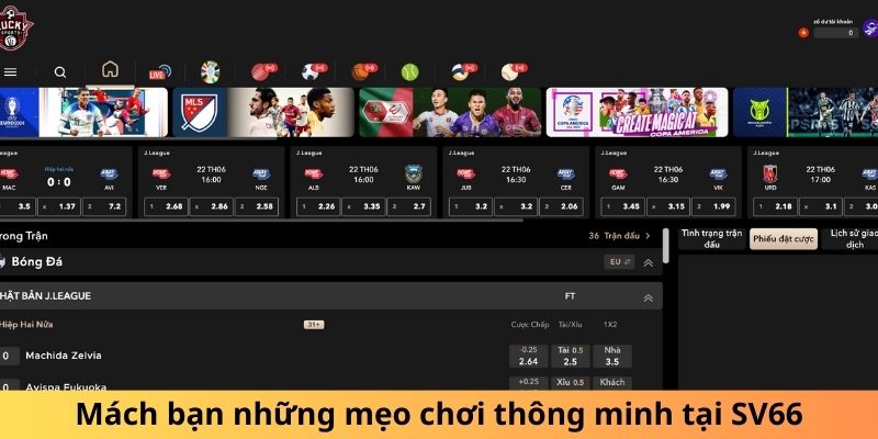 Mách bạn những mẹo chơi thông minh tại SV66